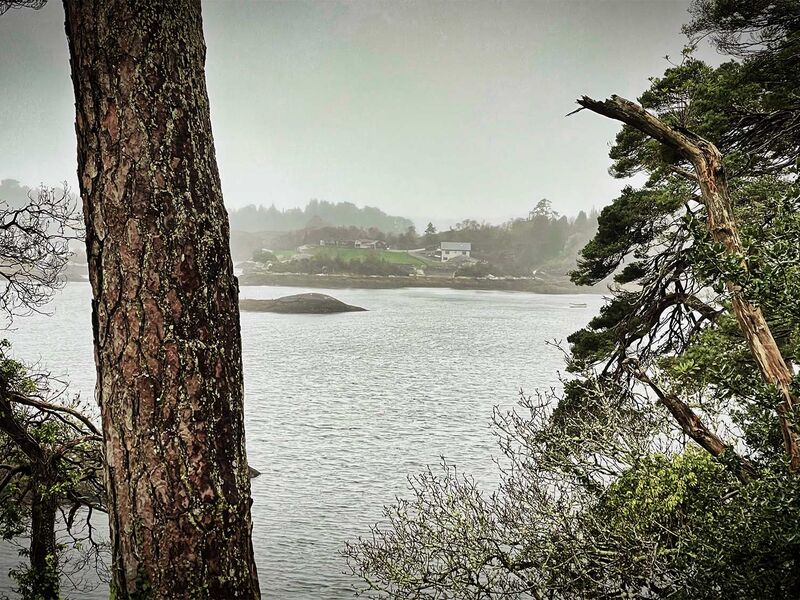 Dunst über dem Meer