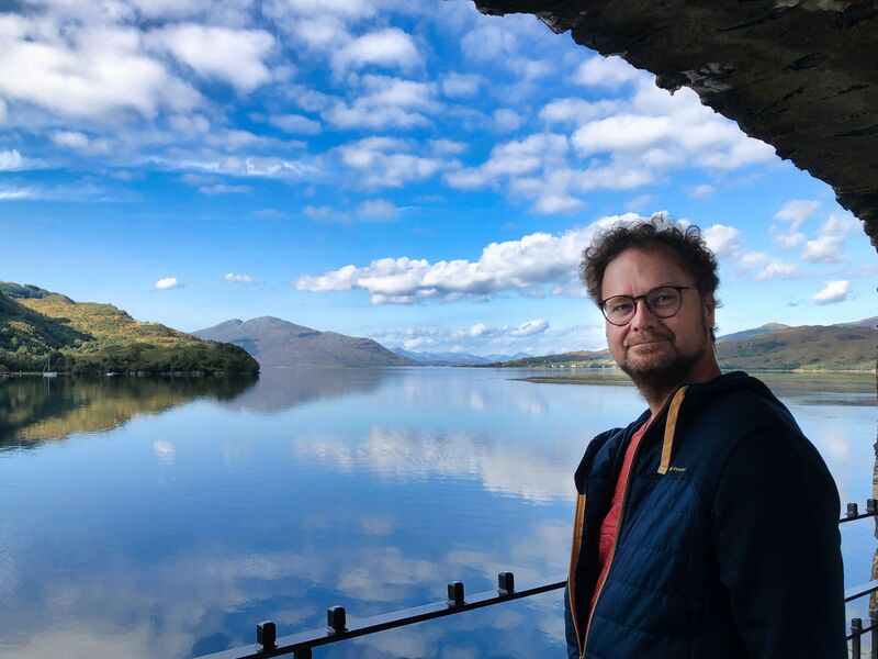 Gunnar im Eilean Donnan