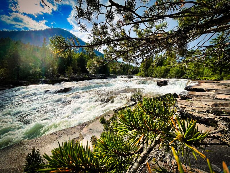 Stromschnellen am Austbygdåe