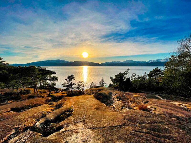 Sonnenuntergang am Hardanger