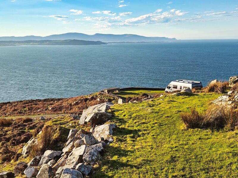 Knockfola Panorama Straße