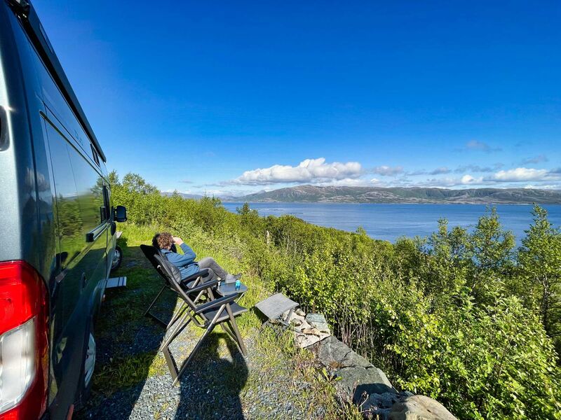 Campingplatz auf Leka