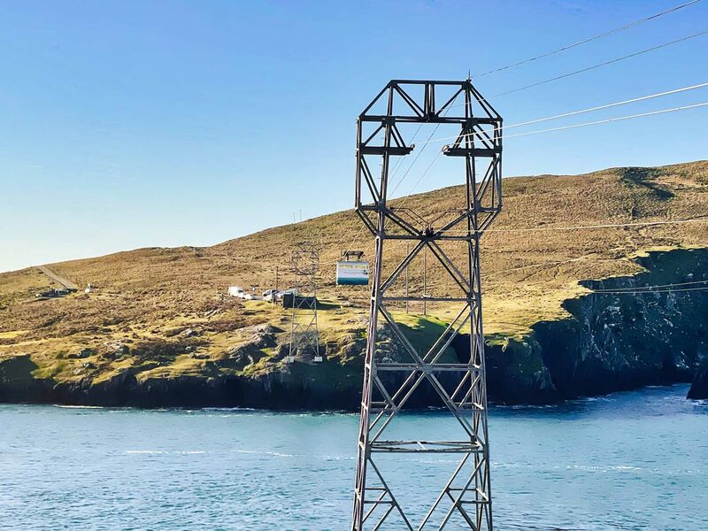 Die einzige Seilbahn Irlands