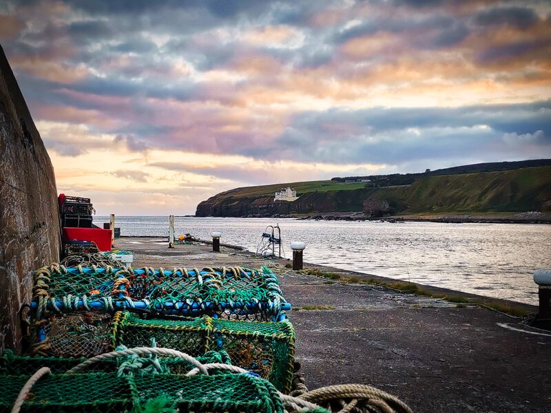 Im Hafen von Dunbeath