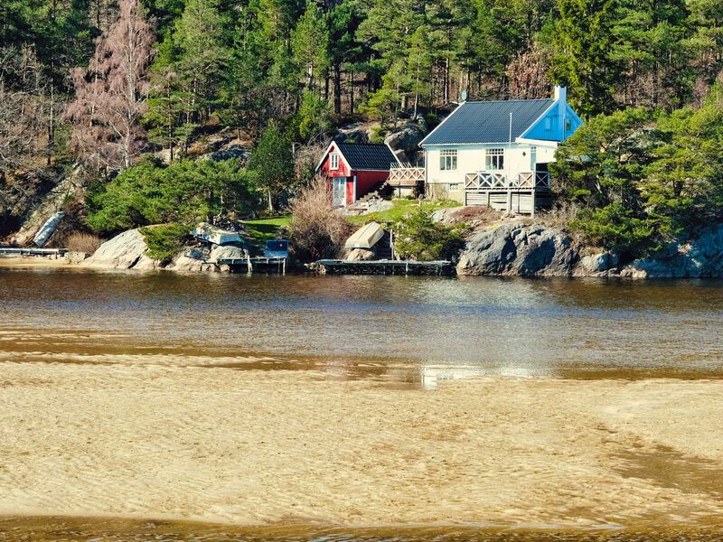 Traumhaus, nur mit Boot erreichbar